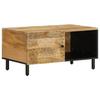 VidaXL Coffee Table, Side Table with Legs and Door, End Table with Storage, Living Room Furniture, 356895