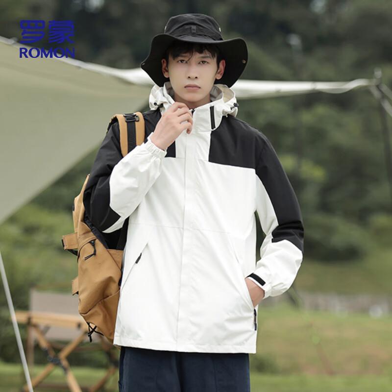 ROMON S Unisex Hooded Outdoor Windbreaker Jacket FY01