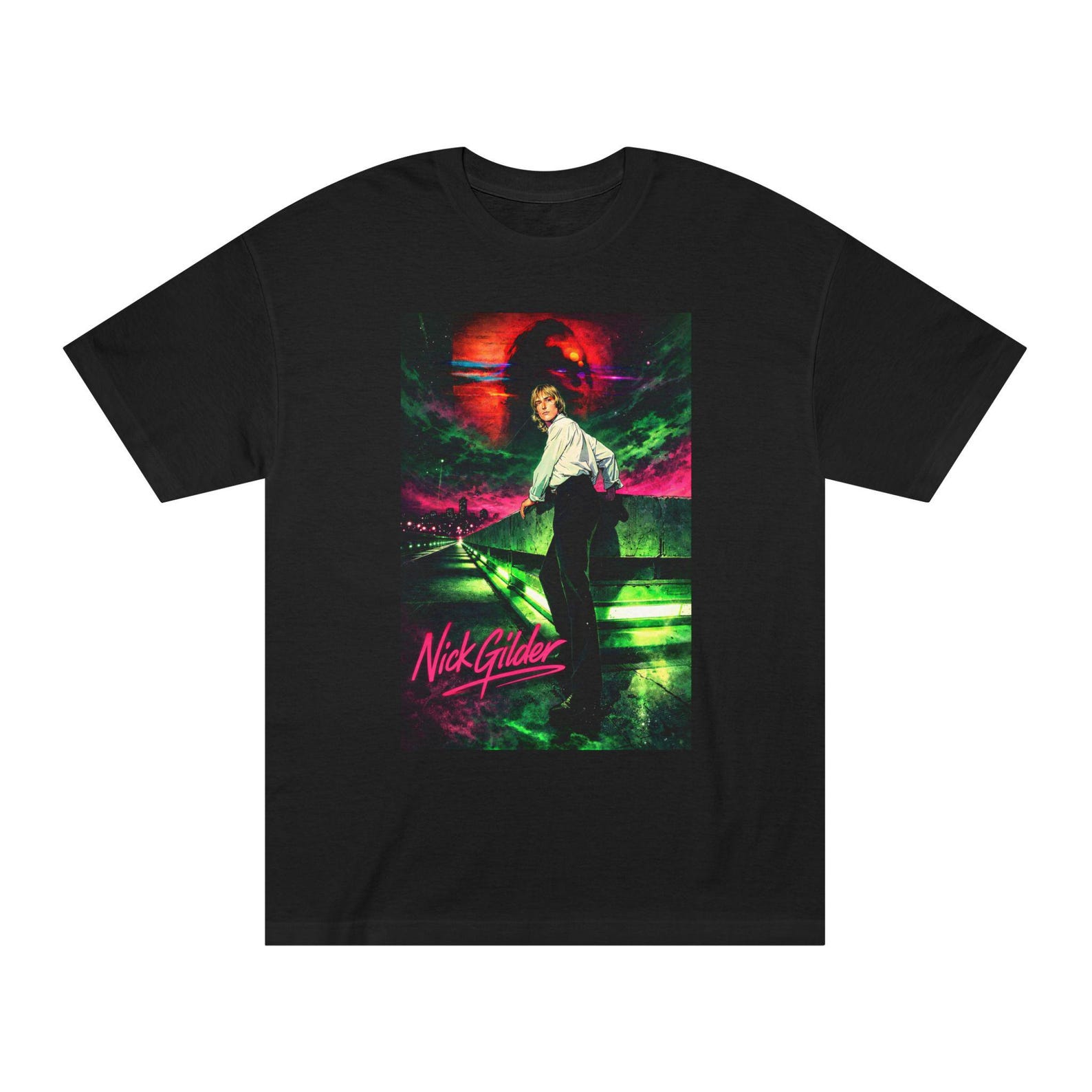 Nick Gilder Portrait Tee | City Lights Collage S