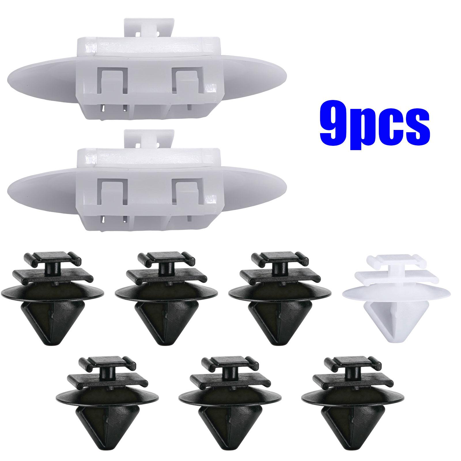 Side Skirt Sill Moulding Trim Clip 1610186180 856540 For Citroen DS3 Plastic Fasteners 9PCS Car Side Skirt Fixing Clip Sets