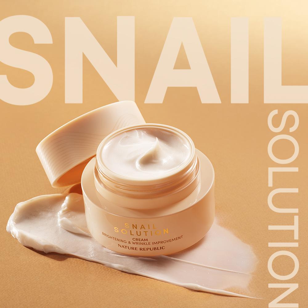 Nature Republic Snail Solution Cream (52ml)