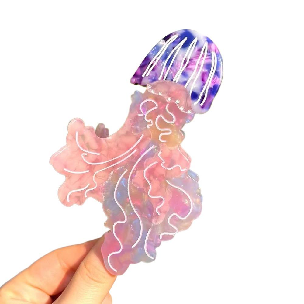 Korean Style Cartoon Animal Hair Clip Sweet Cute Shark Clip Lovely Jellyfish Hair Claw  Headdress