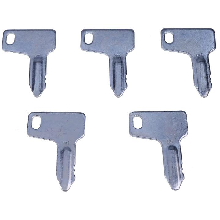 Solarhome 5 шт. Ключи зажигания AT110583 RG60472 933110-00301 Ключ 301 для мини-экскаваторов Yanmar SV08-1 SV100 SV100-1 YB301 YB351 B14 B22-2 B7-3 SV100