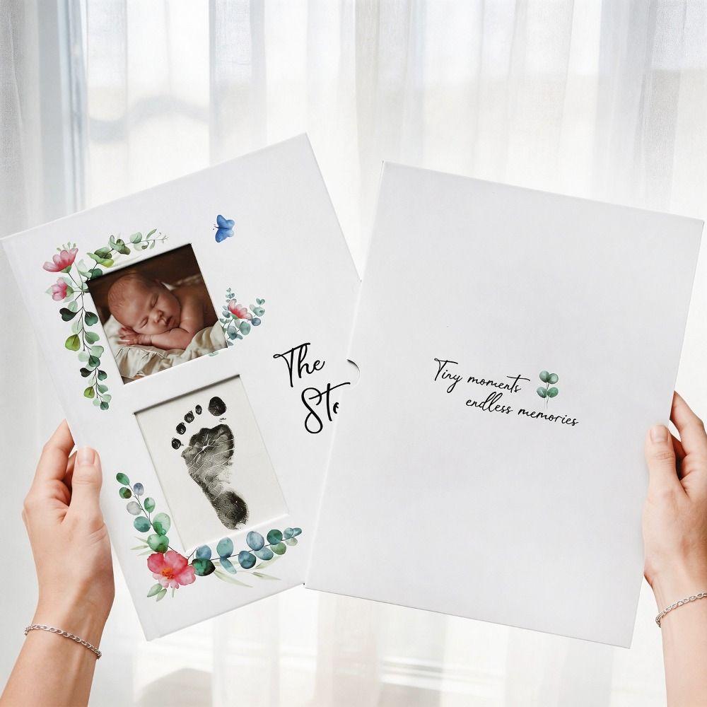 Photo Inserts Baby Milestone Book Simple Design Pregnancy Memory Record Baby Memory Book Keepsake