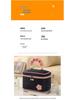 Large-Capacity Pearl Opening Cosmetic Travel Bag, Multifunctional Handheld Toiletry Storage