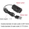 DC 3-5V USB Micro Submersible Mini Low Noise Water Pump for Aquariums Fish Tank Pond Fountain Hydroponics Garden