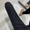 2025 High-Waisted Stretch Slimming Women's Flared Cropped Jeans for Spring/Autumn