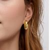 New Trendy Solid C-shaped Stud Earrings Exquisite Women's Geometry Small Earrings Personality European Rock Ear Decor Aretes