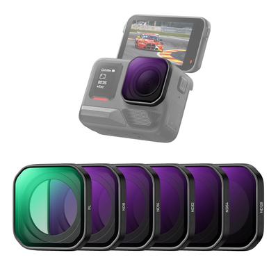 CONCEPT Insta360 Ace Pro 2 Filter Set ND High Adjustable Light Nano Easy Installation K&F (PL+ND8+ND16+ND32+ND64+ND128) Filters, Transmittance,