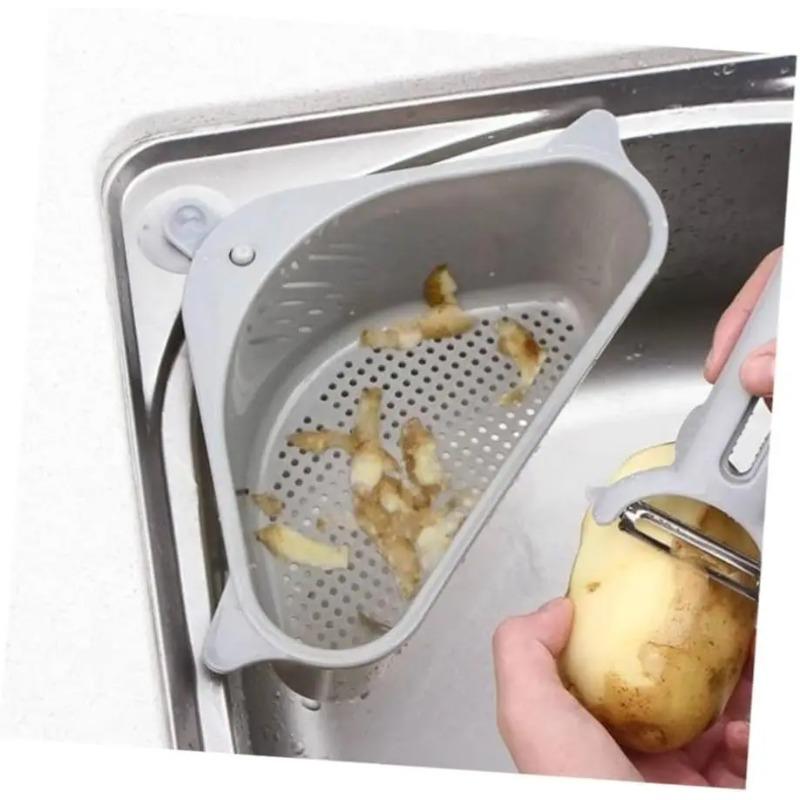 

Корзина для слива раковины с чашками, корзина для мусора для кухонной раковины серого цвета, предотвращает засоры и удерживает остатки пищи, кухонные принадлежности для дома