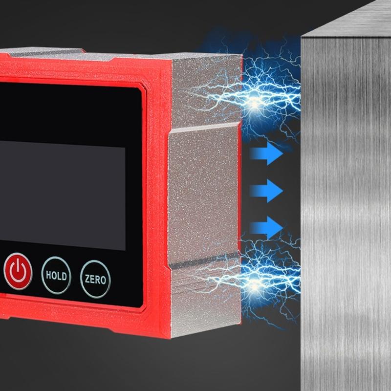 Digital Inclinometer With High Precisions Sensors ABS Aluminum Design For Engineers DIY Projects Angles Gauge