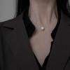 Necklace female Korean verion imple girlfriend birthday gift high ene collarbone cha female tudent cold, tyle jewel tide