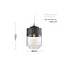 Nordic Retro Glass Pendant Light for Dining, Living Room, Bar, Cafe