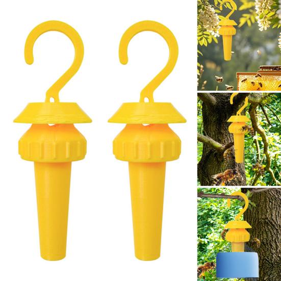 Bottle Wasp Trap Orchard Hanging Fly Trap Fruit Drosophila Catcher Garden Insect Control Trap Fits for Most Water Bottles