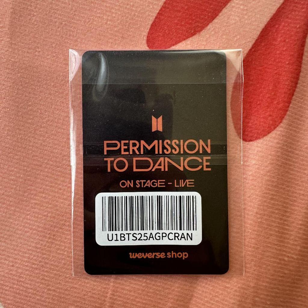 [USED] BTS P.T.D STAGE-SEOUL GLOBAL Limited Edition Trading Card Hoseok