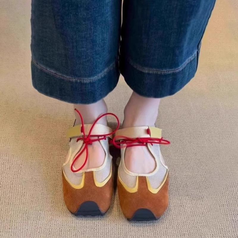 Fashion Women Loafers Sport Shoes Flats Sneakers Casual Sandals 2025 Summer New Fashion Running Shoes Retro Ballet Walking Mujer Zapatos