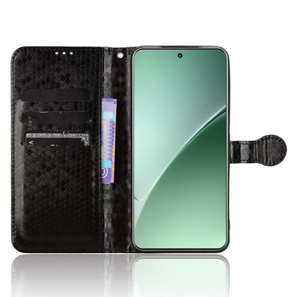 For Xiaomi 15 Wallet Case Dot Pattern Imprint PU Leather Phone Cover