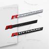 1Pc 3D Metal R Dynamic Logo Emblem Badge Car Rear Tail Bumper Trunk Sticker For Range Rover Discovery Velar HSE SVR