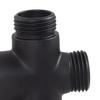 T Shape Adapter Connector Three Way Replacement Component Shower Arm Diverter Valve