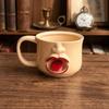 300ml Movable Tongue Cup Playful Ceramic Mug Water Cup Restless Tongue Cup  Gift