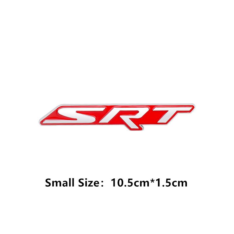 Metal 3D Car Rear Trunk Stickers For Charger Srt Emblem Badge Sxt Challenger Durango Viper Caliber Grill Emblem Badge Decoration