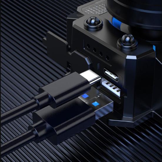 Cycling Headlamp Flashlight USB Rechargeable LED Head Lamp with 4 Modes Adjustable Outdoor Warning Light for Camping Night Fishing