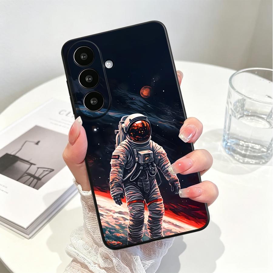 Case for Samsung Galaxy S26 Ultra S25 Plus S21 FE S23 Note 20 8 9 10 S25 S24 S26 S20 S10 S9 Phone Cover S24 Dark Space