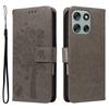 For Motorola Moto G56 5G Phone Case with Stand Cat Tree Pattern Leather Wallet Mobile Cover