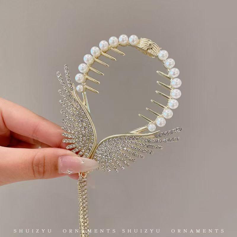 Eleganti Fermagli per Capelli con Strass e Perle con Nappe e Motivi per Donne e Ragazze