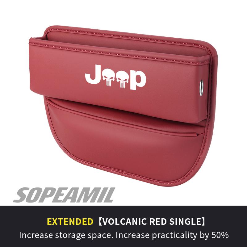 Car Seat Gap Multifunction Crevice Storage Case For Jeep Renegade Compass Gladiator Patriot Commander Wrangler JK Grand Cherokee AMS1