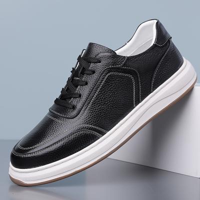 Fashion Classic Brand Men's Oxford Shoes Thick Soled Wear-resistant Sports Leisure Shoes Summer Breathable Men's Business Leather Shoes