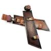 Handcrafted Leather Cutter Sheath Cutter Holder For Compacts Fixed Blade Outdoor Hand Stitched Water Resistant Design