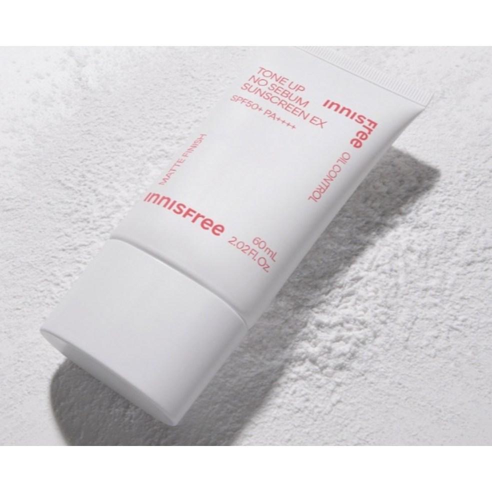 Innisfree Krem przeciwsłoneczny Tone Up No-Sebum EX SPF50+ PA++++ 60ml