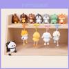 Pull The Foot Cat Frog Panda Dog Bear Animal Keychain For Cute Gift And Decor