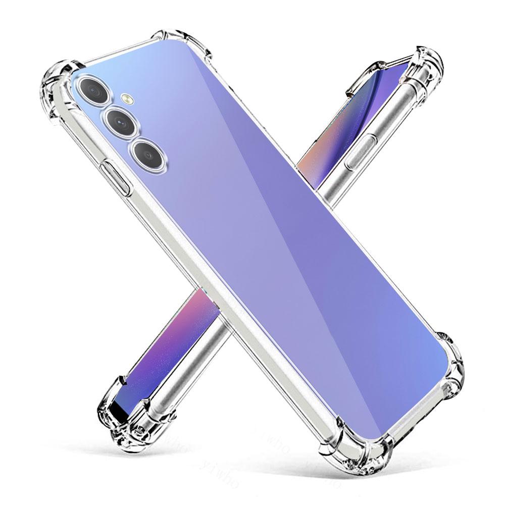 Shockproof Clear Silicone Case For Samsung Galaxy A15 A25 A35 A55 A05 A05S A14 A24 A34 A54 A12 A22 A32 A13 A23 A33 A53 A73 Cover