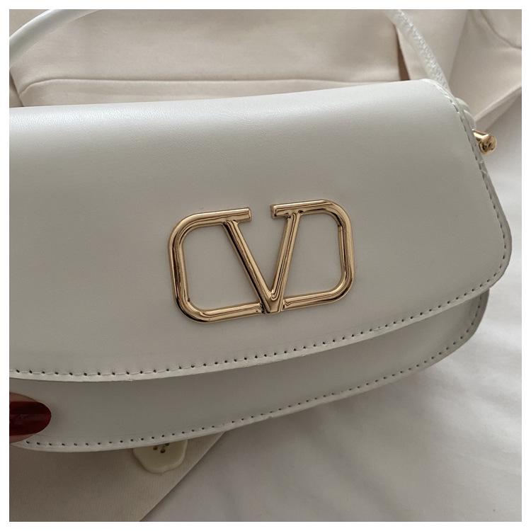 Frühlingsmode 2025: Damen Retro Einfarbig Achsel-Schultertasche mit Strukturdesign