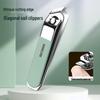 Nail Clippers and Ear Pick Set - Anti-Splash, Portable Manicure Tools In Box for Men's Nail Care