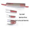 Car Accessories Fit for Toyota Highlander 2020 2021 2022 2023 2024 2025 Rear Window Wiper Cover Trim (Glossy Chrome Style) ABS 4PCS