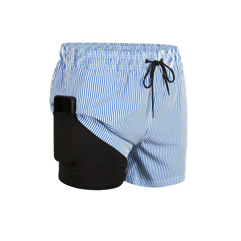 Mens Quick-Dry Stretch-Free Beach Shorts Surfing Swimming Outdoor Activities
