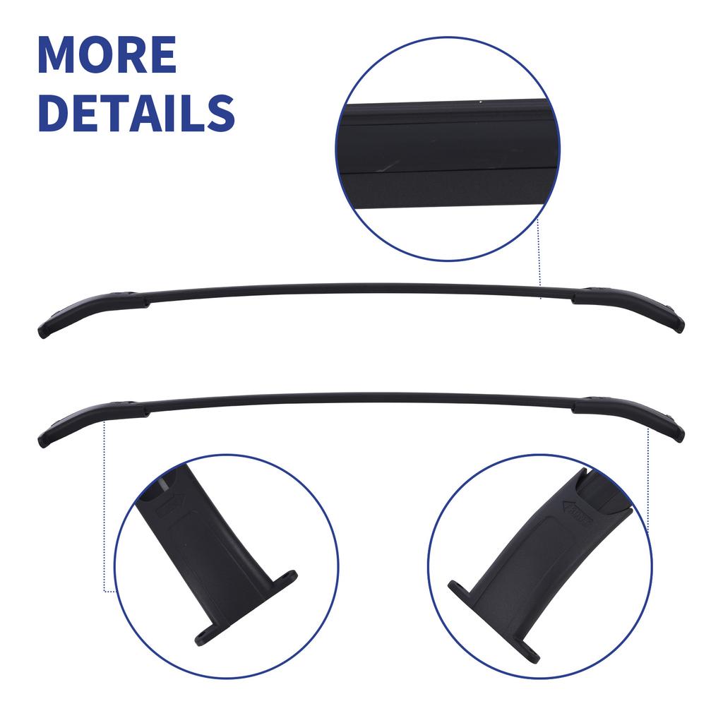 Cargo Bar Car Roof Luggage Rack Carrier Crossing Bar Aluminum Heavy-Duty Car Crossing Rails Luggage Carrier a pair