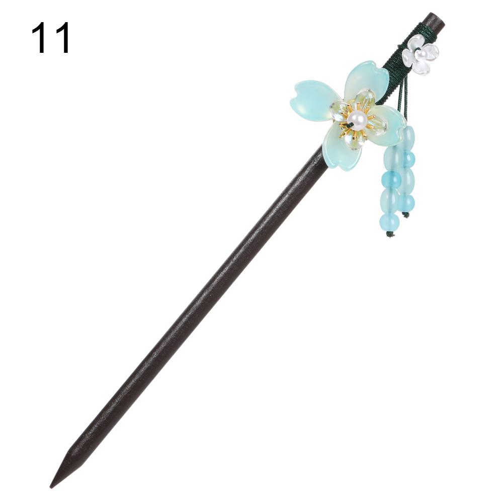 Ebony Tassel Retro Style Handmade Hair Accessories Chopstick Hair Sticks Hair Styling Tools Hairpin