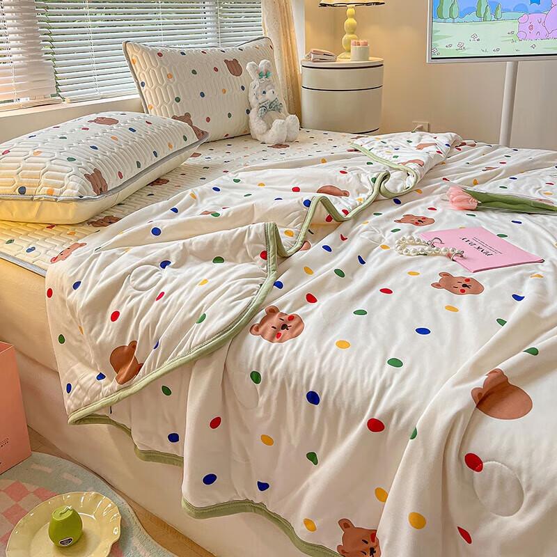 Nanjiren Knitted Cotton 20% Soybean Fiber Summer Quilt