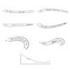 Franse curve liniaal patroon tem maken modeontwerp kleermakersgereedschap metrisch