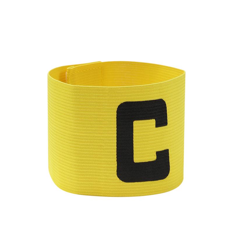

Captain s Anti-Drop Magic Sticker Armband: Elastic Football Match Identifier for Adults & Children жёлтый