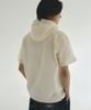 ECORR Nylon Hooded Short Sleeve Pullover_Ivory