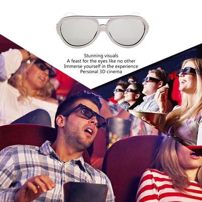Okulary 3D Stereo Pasywne Okulary Uniwersalne Z Polaryzacją Kołową Obsługuje Polaryzację Telewizorów 3D Dla Większości Kin Domowych