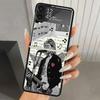 Retro Singer Kurt Cobain Hard PC Phone Case For Samsung Galaxy Z Flip 7 6 5 4 3 Black ZFlip7 ZFlip6 Flip5 Flip4 Flip3 5G Print C
