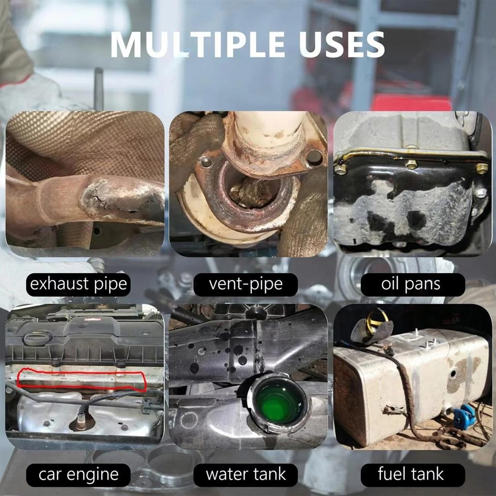 Professionelles Abgassystem Reparaturkleber 75g Ideal Für Auto Und Motorrad Schalldämpfer Und Auspuffrohr Reparatur Kleber