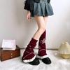 Y2K Styl Stuhové Ponožky se Stahovacími Šňůrkami - Lolita & JK Podkolenky s Volánky