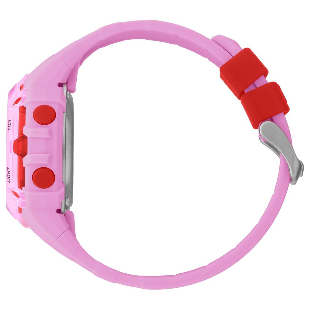Autorisierter Distributor [Ice-watch] Ice Watch Herren Damen 023268 Ice Digit Explorer Lovely Pink Small 40mm Digital
